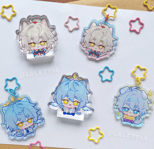 Phonecharm and Acry Block